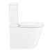 Arezzo 600 Matt Black Framed Washstand with Toilet profile small image view 5 