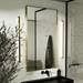 Arezzo Brushed Brass 1200 x 700mm Rectangular Mirror profile small image view 2 