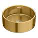Arezzo Round 405mm Gold Ceramic Counter Top Basin profile small image view 2 