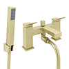 Arezzo Leva Bath Shower Mixer incl. Shower Kit Brushed Brass profile small image view 1 