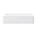 Arezzo 600 x 390mm Gloss White Rectangular Counter Top Basin profile small image view 3 