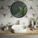 Arezzo Matt White Oval Ceramic Counter Top Basin (600 x 380mm) profile small image view 3 