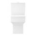 Arezzo 700 Wall Hung Basin with Chrome Frame + Square Toilet profile small image view 6 