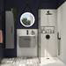 Arezzo Matt Black 90mm High Flow Shower Tray Waste profile small image view 3 