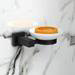 Arezzo Matt Black Soap Dish & Holder profile small image view 2 
