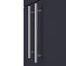 Arezzo Floor Standing Vanity Unit - Matt Blue - 500mm with Industrial Style Chrome Handles profile small image view 3 