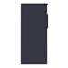 Arezzo Floor Standing Countertop Vanity Unit - Matt Blue - 600mm with Matt Black Handles profile small image view 5 