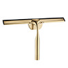 Arezzo Brushed Brass Shower Squeegee + Holder profile small image view 1 