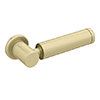Arezzo Brushed Brass Modern Cistern Lever profile small image view 1 