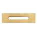 Arezzo Brushed Brass Overflow Insert and Pop-Up Waste Cover profile small image view 2 