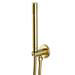 Arezzo Brushed Brass Round Concealed Manual Valve with Bath Spout + Shower Handset profile small image view 4 