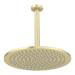 Arezzo Brushed Brass Round Thermostatic Shower Pack with 300mm Ceiling Mounted Head + Handset profile small image view 3 