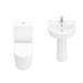 Arezzo B-Shaped Shower Bath Suite - 1700mm profile small image view 6 