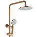 Arezzo Round Thermostatic Shower - Brushed Bronze profile small image view 3 