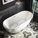 Arezzo Freestanding Modern Bath with Chrome Waste profile small image view 2 