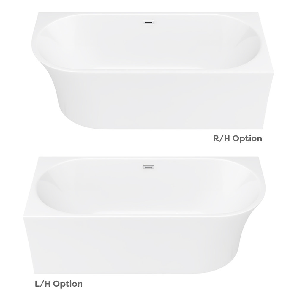 Arezzo 1700 x 750 Modern Corner Bath Victorian Plumbing UK