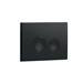 Arezzo Compact Concealed Cistern with Matt Black Flush Plate - Round Buttons profile small image view 2 