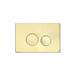Arezzo Compact Concealed Cistern with Gold Flush Plate - Round Buttons profile small image view 2 