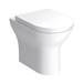 Arezzo Matt Blue Combined Two-In-One Wash Basin & Toilet (500mm Wide x 300mm) profile small image view 5 