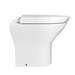 Arezzo Matt Blue Combined Two-In-One Wash Basin & Toilet (500mm Wide x 300mm) profile small image view 6 