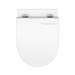 Arezzo Matt Blue Combined Two-In-One Wash Basin & Toilet (500mm Wide x 300mm) profile small image view 7 