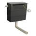 Arezzo Matt Green 2-In-1 Wash Basin & Toilet (500mm Wide x 300mm) incl. Black Flush profile small image view 3 