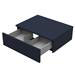 Arezzo Wall Hung Countertop Basin Shelf with Drawer - Matt Blue - 600 x 450mm profile small image view 2 