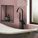 Arezzo Matt Black Freestanding Bath Tap with Shower Mixer profile small image view 3 