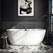 Arezzo Matt Black Freestanding Bath Tap with Shower Mixer profile small image view 4 