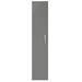 Arezzo Matt Grey Wall Hung Tall Storage Cabinet with Chrome Handle profile small image view 2 
