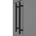 Arezzo Floor Standing Vanity Unit - Matt Grey - 500mm with Industrial Style Black Handles profile small image view 3 