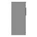 Arezzo Floor Standing Countertop Vanity Unit - Matt Grey - 600mm with Matt Black Handles profile small image view 6 