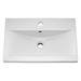 Arezzo Grey Wall Hung Sink Vanity Unit + Toilet Package with Chrome Handle profile small image view 3 