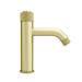 Arezzo Brushed Brass Industrial Style 1-Touch Basin Tap profile small image view 6 