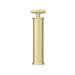 Arezzo Brushed Brass Industrial Style Mono Basin Mixer profile small image view 6 
