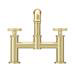 Arezzo Brushed Brass Industrial Style Bath Filler profile small image view 4 
