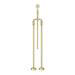 Arezzo Brushed Brass Industrial Style Freestanding Bath Shower Mixer Tap profile small image view 4 