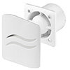 Arezzo 100mm Silent Extractor Fan - Pull Cord Switch - S-Line Design profile small image view 1 