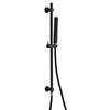 Arezzo Matt Black Slide Rail Kit w. Handset and Integrated Wall Outlet profile small image view 1 
