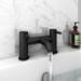 Arezzo Matt Black Complete Modern Bathroom Package profile small image view 7 