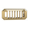 Arezzo Brushed Brass Basin Overflow Grill Cover Insert profile small image view 1 