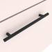 Arezzo Wall Hung Countertop Vanity Unit - Matt Pink - 500mm with Industrial Style Black Handle profile small image view 2 