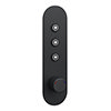 Arezzo Matt Black Industrial Style Push Button Shower Valve (3 Outlets) profile small image view 1 