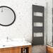Arezzo Anthracite 1500 x 500 Designer Panel Radiator with Towel Rails profile small image view 2 