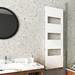 Arezzo White 1500 x 500 Designer Panel Radiator with Towel Rails profile small image view 2 