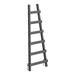 Arezzo Anthracite Leaning Ladder 1600 x 600 Heated Towel Rail profile small image view 3 