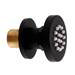 Arezzo Matt Black Round Shower System with Diverter, Fixed Shower Head + 4 Body Jets profile small image view 4 