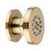 Arezzo Brushed Brass Round Concealed Triple Shower Valve with Fixed Head + 4 Body Jets profile small image view 4 