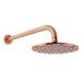 Arezzo Rose Gold Round Thermostatic Shower Pack with Wall Mounted Head + Handset profile small image view 6 