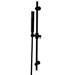 Arezzo Matt Black Shower System (Valve inc. 195mm Ceiling Mounted Head + Slide Rail Kit with Handset) profile small image view 4 